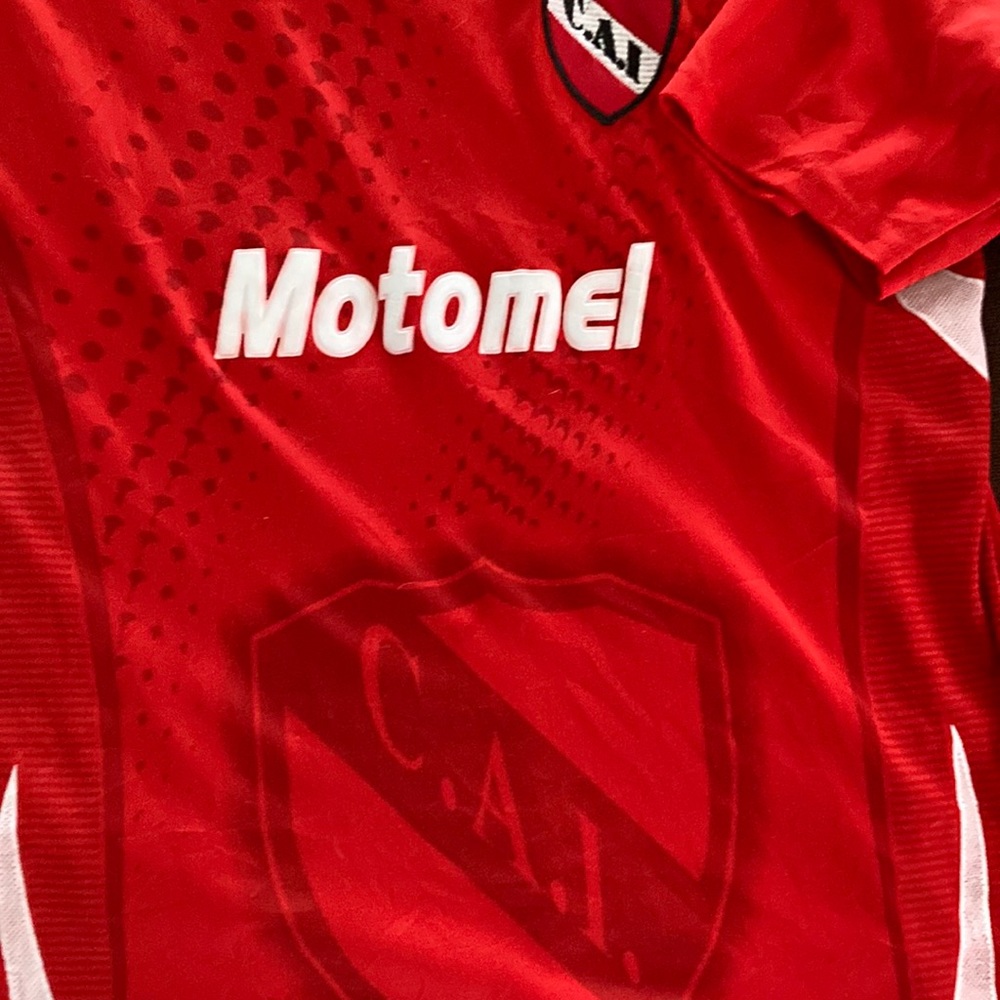 Praga soccer shirt. Red size medium